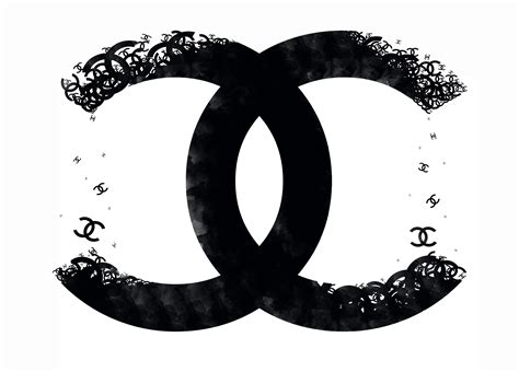 black and white chanel png tumblr|Chanel Logo .